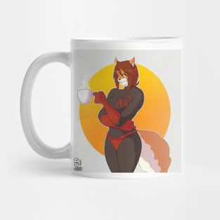 AK Girl Coffee Break (Art by Dedoarts) Mug